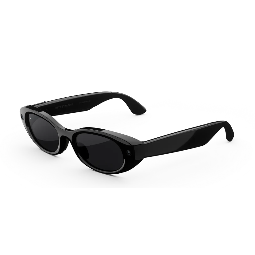 Meta Starfire Kylie Edition AI Smart Glasses – Classic Black Frame, Transitions® Grey Lenses